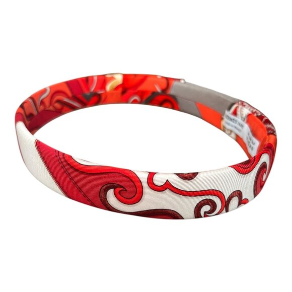 HERMES Silk Mistinguett Headband Made in France One Size Fits All Hairband main image 6